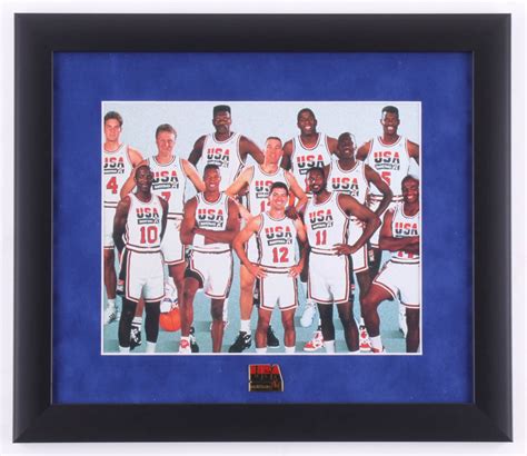 1992 Olympic Dream Team Basketball 13x15 Custom Framed Team Photo