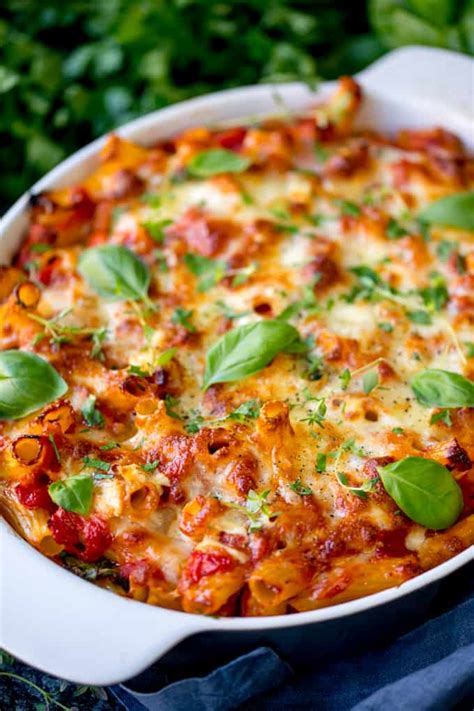 Sausage Pasta Bake With Chorizo And Brie Nicky S Kitchen Sanctuary