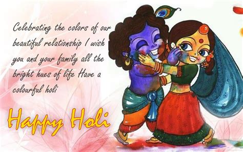 Happy Holi Playing Radha Krishna Wallpaper Happy Holi Wishes Happy