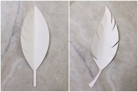 Diy Cardstock Paper Feather Wall Art Hanging Cardstock Warehouse