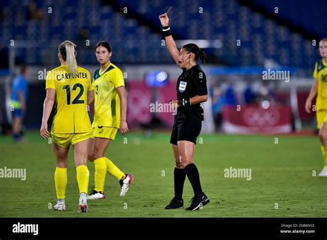 Red Card Football Women High Resolution Stock Photography And Images