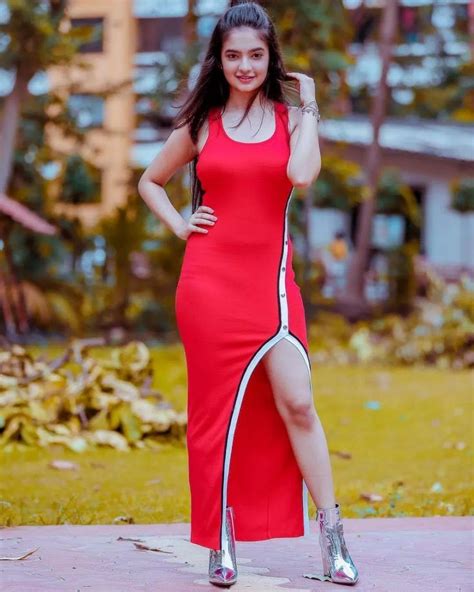Anushka Sen In Sexy Red Dress Looking Hot On Stylevore