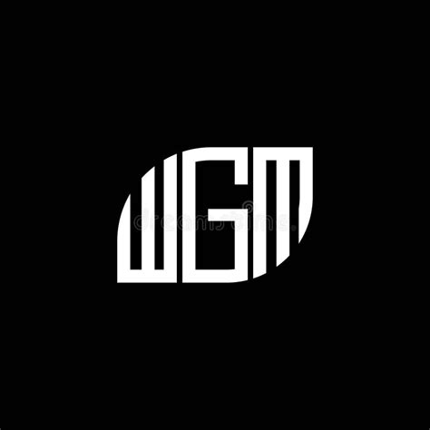 Wgm Letter Logo Design On Black Background Wgm Creative Initials