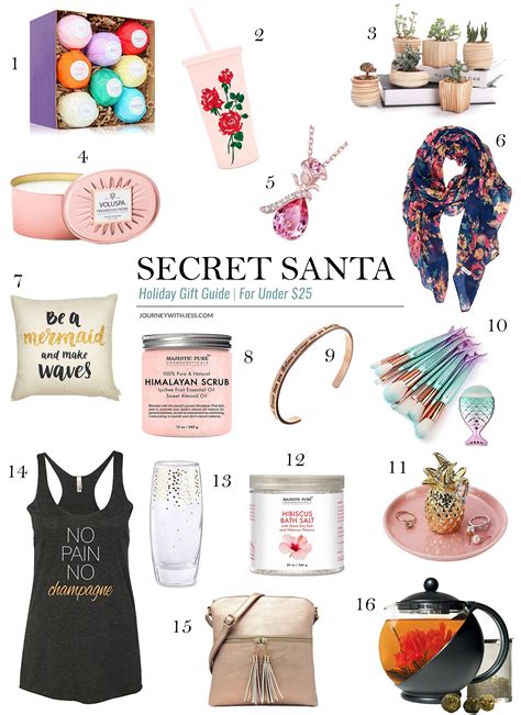 Secret Santa Holiday T Guide For Under 25 — Journey With Jess