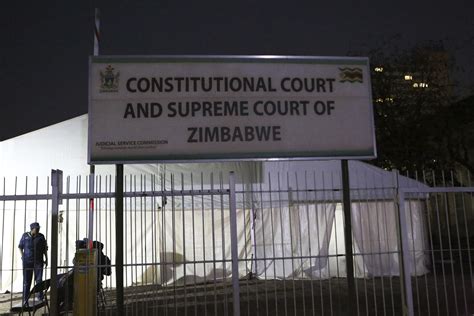 Zimbabwe Court To Rule Friday On Oppositions Vote Challenge