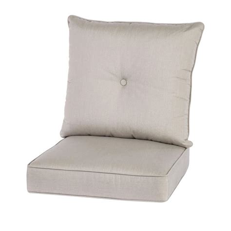 Sunbrella outdoor cushions & pillows : Hampton Bay Broadview Sunbrella Spectrum Dove Replacement ...