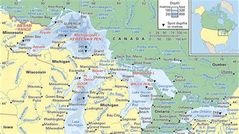 Great Lakes Names Map And Facts Britannica