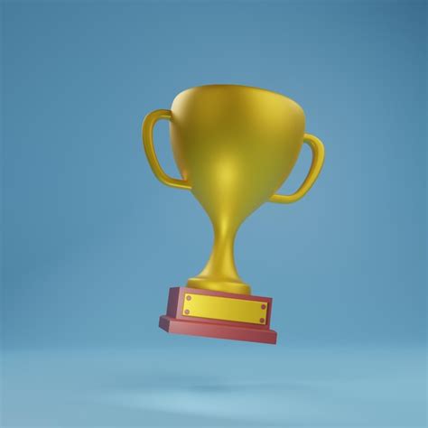 Premium Photo 3d Gold Trophy