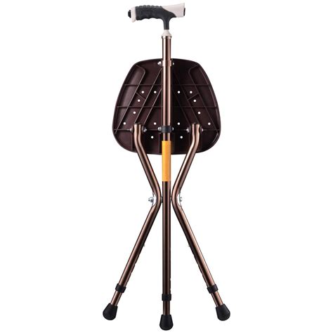 Schenley whiskey whiskies advertising cane & collapsible seat chair wooden. Adjustable Walking Stick with Seat Folding Tripod Cane ...