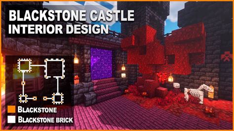 Minecraft How To Decorate A Blackstone Castle Interior Design