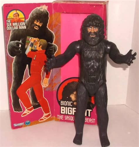 Bionic Bigfoot Figure Six Million Dollar Man Action Figure Kenner 1978 Nmib Sealed In Box Etsy