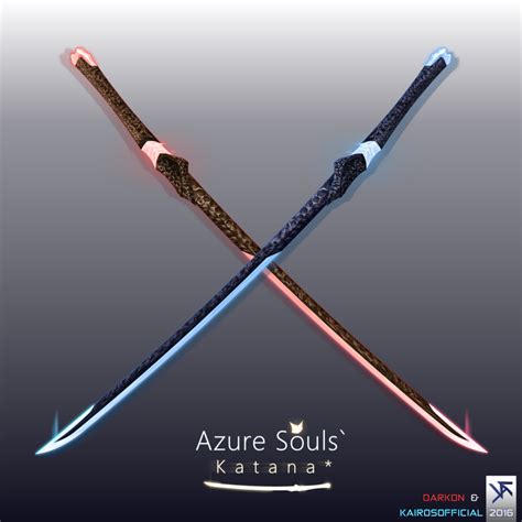 Azure Souls Katana Official By Theofficialc7 Armas Ninja Espadas