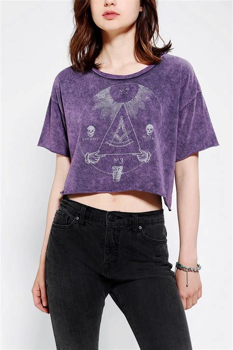 Truly Madly Deeply Highest Powers Mineralized Cropped Tee Crop Tee