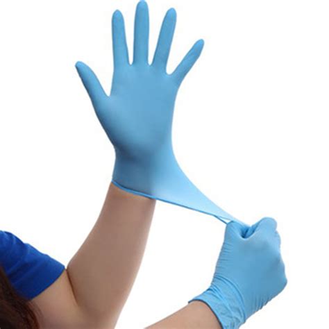 100 pcs nitrile disposable gloves food grade gloves latex free oil resistant acid and alkali