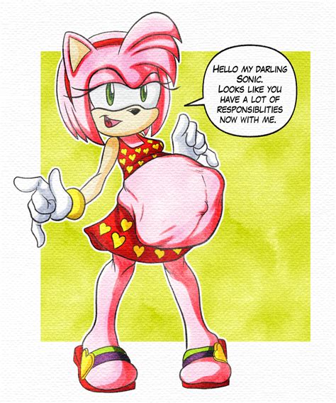 Rule 34 After Vore Amy Rose Anthro Belly Big Belly Dialogue Duo