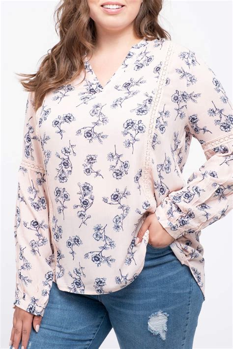 Perch By Blu Pepper Floral Top Plus Size Nordstrom Rack
