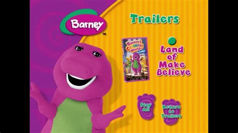 Barney Trailers Menu Youtube