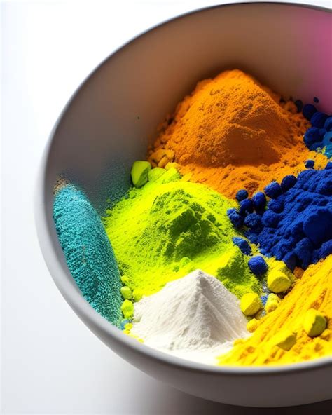 Premium Photo Holi Celebration Colorful Powder In Bowl