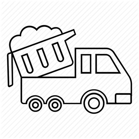 Semi Truck Outline Drawing Free Download On Clipartmag