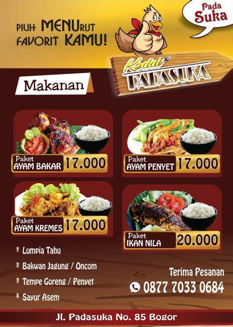 Contoh Brosur Restoran Penerimaan Siswa Baru Medis