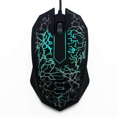 3000dpi Luminous Usb Wired Gaming Mouse 3 Buttons Led