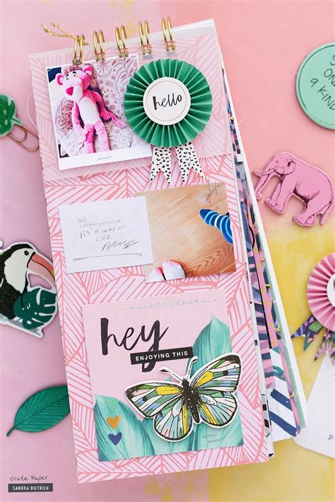 5 Tips For Decorating A Mini Album Crate Paper Wild Heart Crate