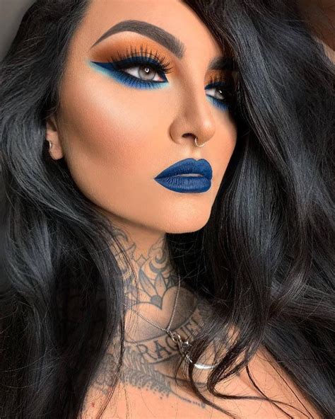 Pin By Shyanne Kowalzek On Gorgeous Makeup Inspiration Blue Makeup