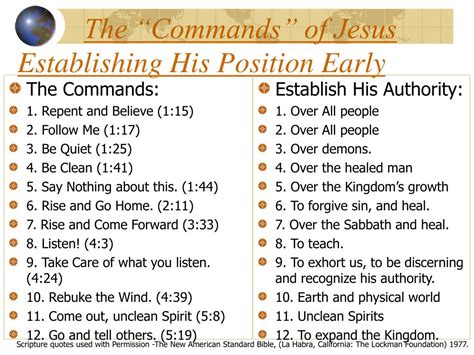 Ppt The “commands” Of Jesus Powerpoint Presentation Free Download