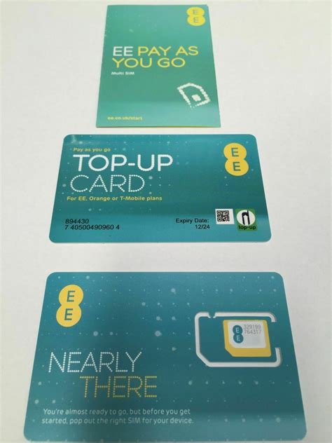 Ee 4g £10 Pack Pay As You Go Sim Card With Free Post Latest Multisim