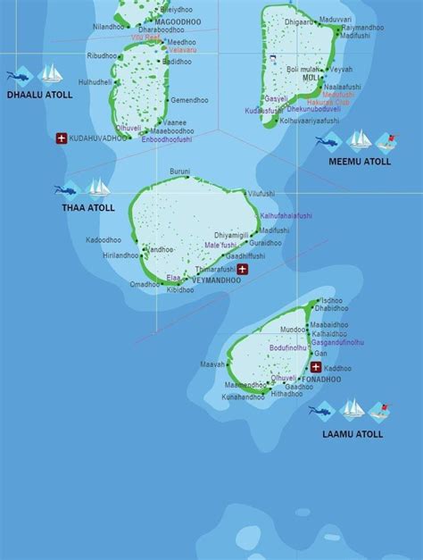 Map Of The Maldives Maldivas Luna De Miel En Maldivas Viajes Travel