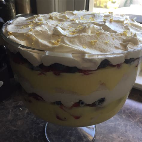 Outrageous Lemon Berry Trifle Recipe Allrecipes