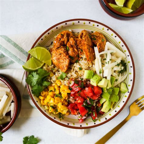 Lean meat such as fish with fruit and vegetables would make a great meal for a diabetic. Meal-Prep Chili-Lime Chicken Bowls Recipe | EatingWell