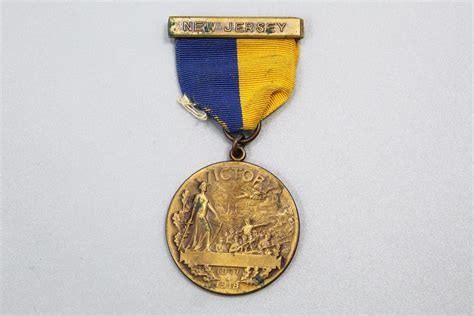 Us Ww1 Nj State Service Medal Ymu4705 Time Traveler Militaria