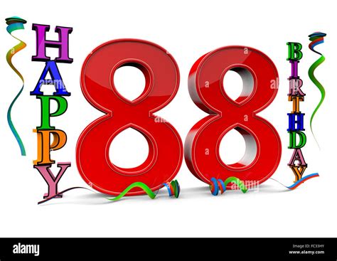 Happy 88 Birthday Stock Photo Alamy