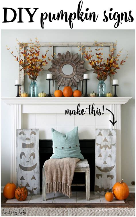 15 Fall Decor Ideas For Your Fireplace Mantle