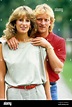 Andreas Brehme (FC Bayern München) con su esposa Pilar 01.08.1987 ...