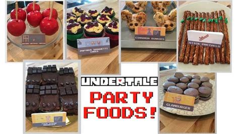 Undertale Themed Party Foods Cakesdecor