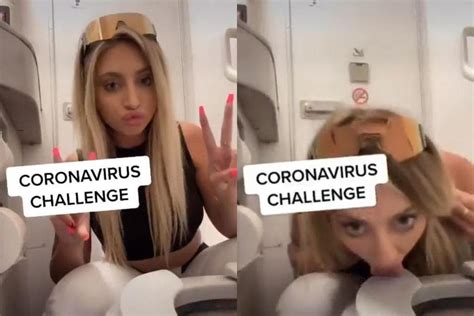 Most Disgusting Tiktok Challenge Yet Woman Licks Airplane Toilet Seat To Go Viral Tech