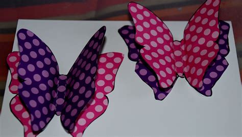 3d Butterfly Card Stunning Craft For Children The Cars Made Are