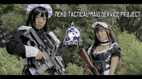 💻 Neko Airsoft Team Neko Maid Service Project Cosplay 2 Youtube