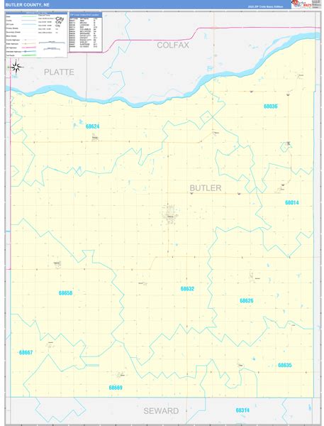 Maps Of Butler County Nebraska