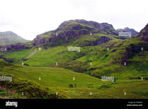 The untamed hills of Glen Coe in the Scottish Highlands, site of the