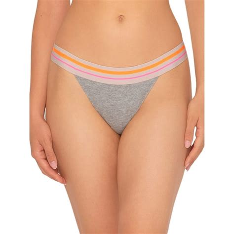 no boundaries no boundaries women s cotton and ruffle thong