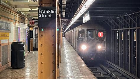 R62a 1 R142 2 And R62 3 Trains Franklin Street Irt 7th Avenue