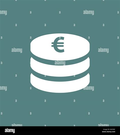 Euro Symbol European Currency Icon Vector Illustration Stock Vector