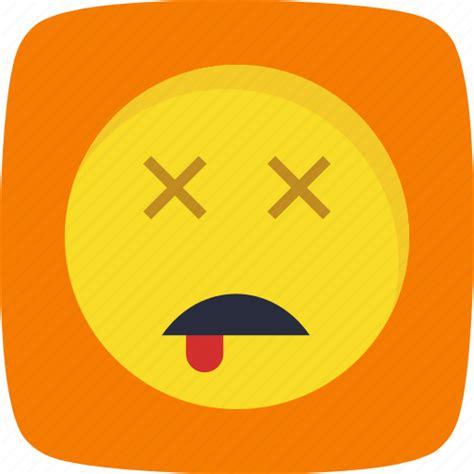 Dead Emoticon Smiley Icon Download On Iconfinder