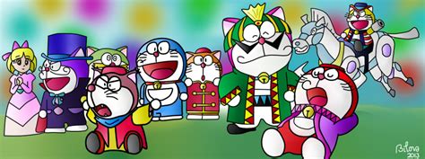 The Doraemons And Dorapan By Bilova On Deviantart