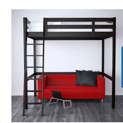 Ikea has designed this bed in a very decent and vintage style ikea storå loft bed is manufactured in a way that you can efficiently work while sitting under it. Ikea stora loft bed, Furniture, Beds & Mattresses on Carousell