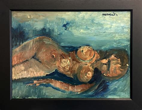 James Lawrence Isherwood Reclining Nude Original Painting