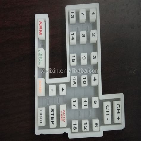 Custom Silicone Rubber Switch Keypad With Membrane Mylar Circuit Buy